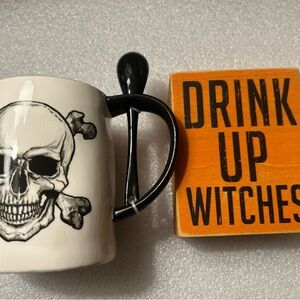 New Arlington Coffee Mug Pirate Halloween Black Set